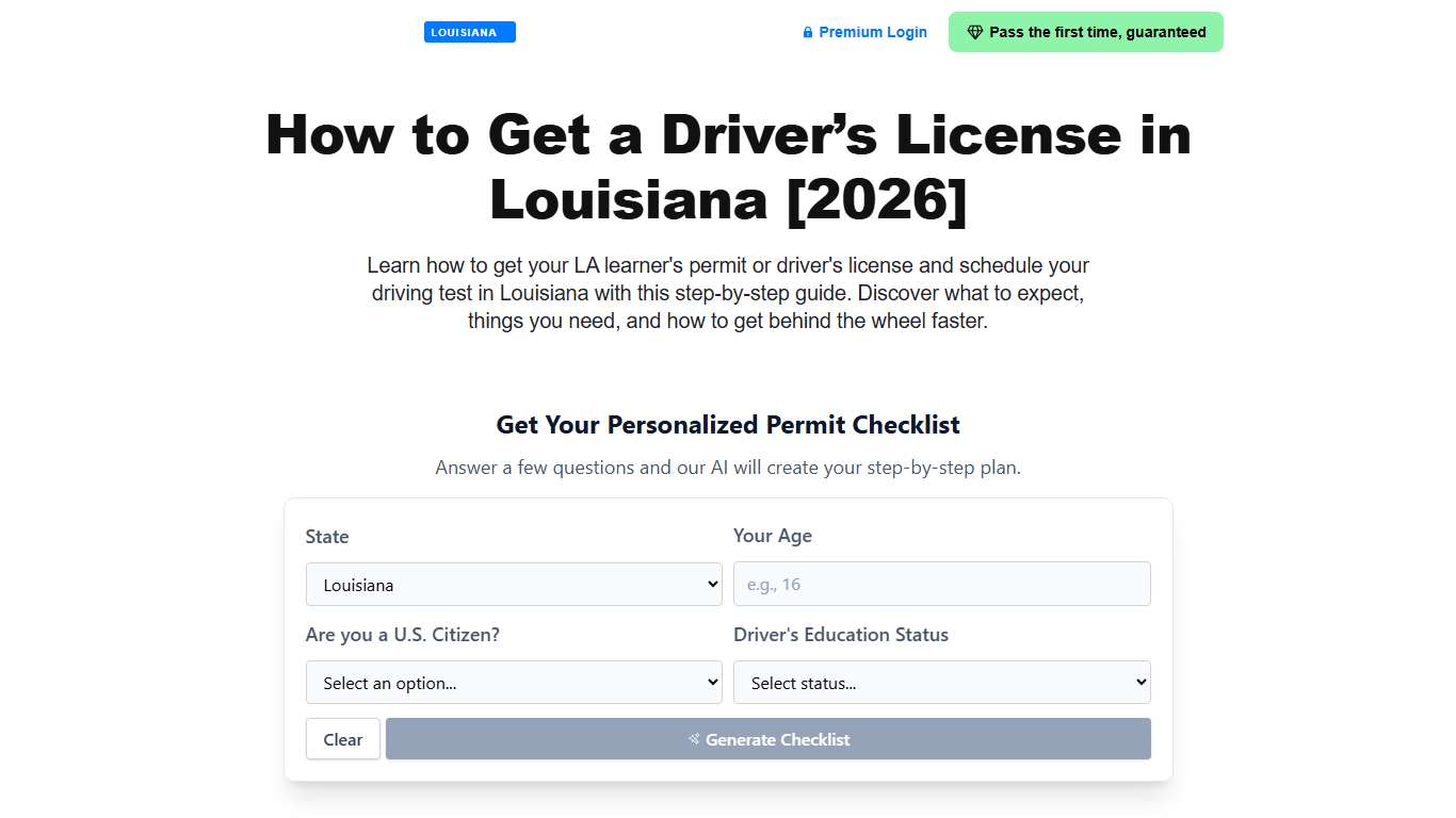 How to Get a Driver's License in Louisiana [2026]