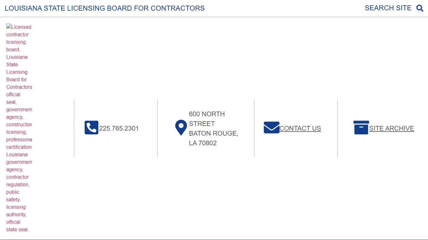 Louisiana State Licensing Board for Contractors – We Keep Buildings Safe!